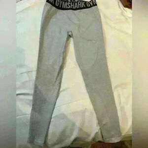 Gymshark Leggings Women's Small Heather Gray Flex Gym Yoga Running Athleisure